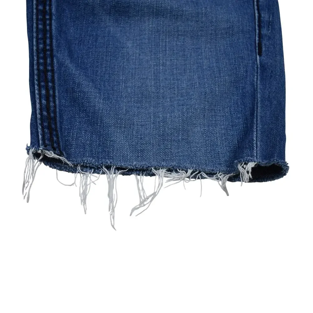 Vintage True Religion Jean Shorts Men's 31 (33) Ricky Blue Denim Cut Off Y2K USA